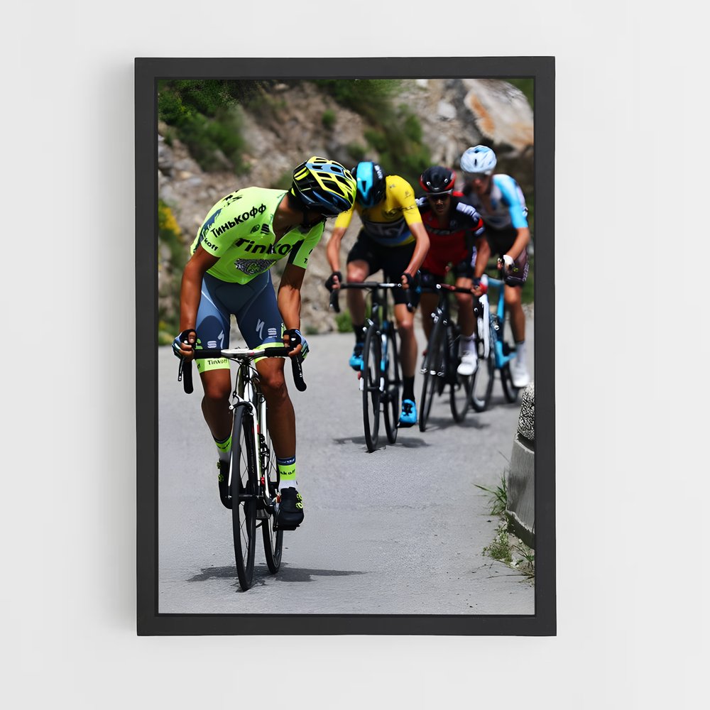 Poster La Course des Champions – affiche Cyclisme (vue 2)